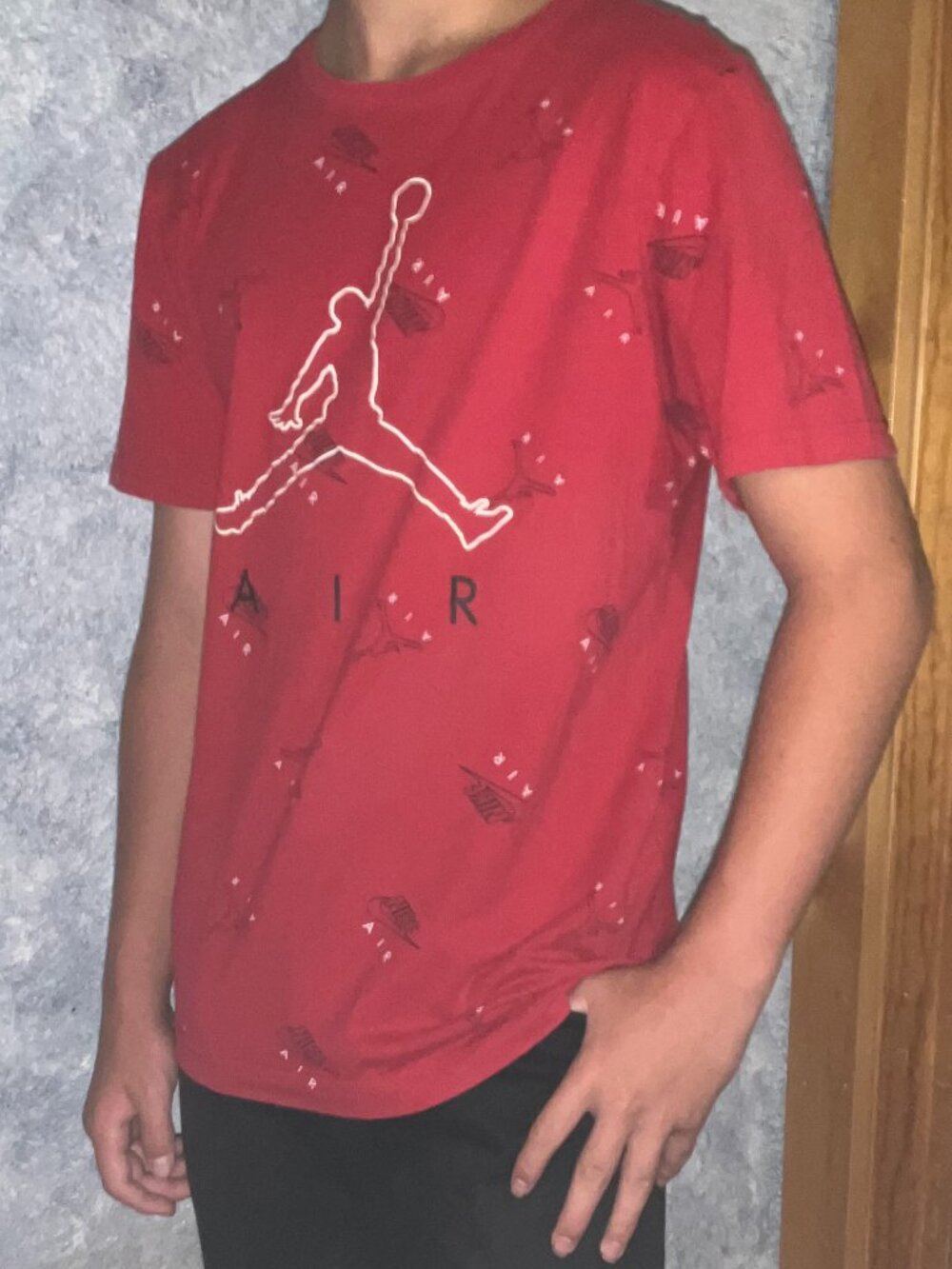 Boy's Air Jordan Red T-Shirt